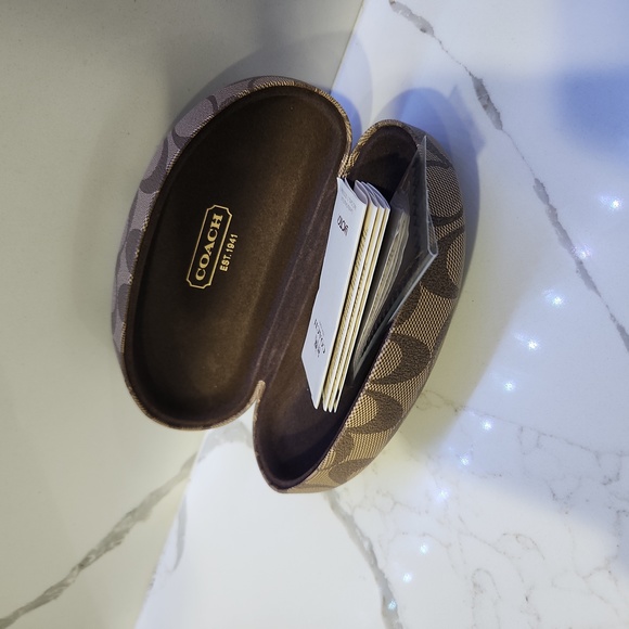 Coach eyeglass case. NWOT - Picture 2 of 2